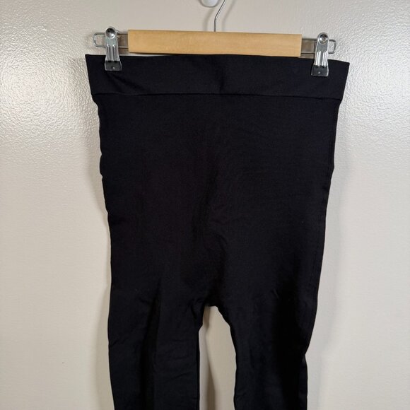 Blanqui Maternity Leggings Size Medium Full Panel Black Belly Support - Picture 5 of 8